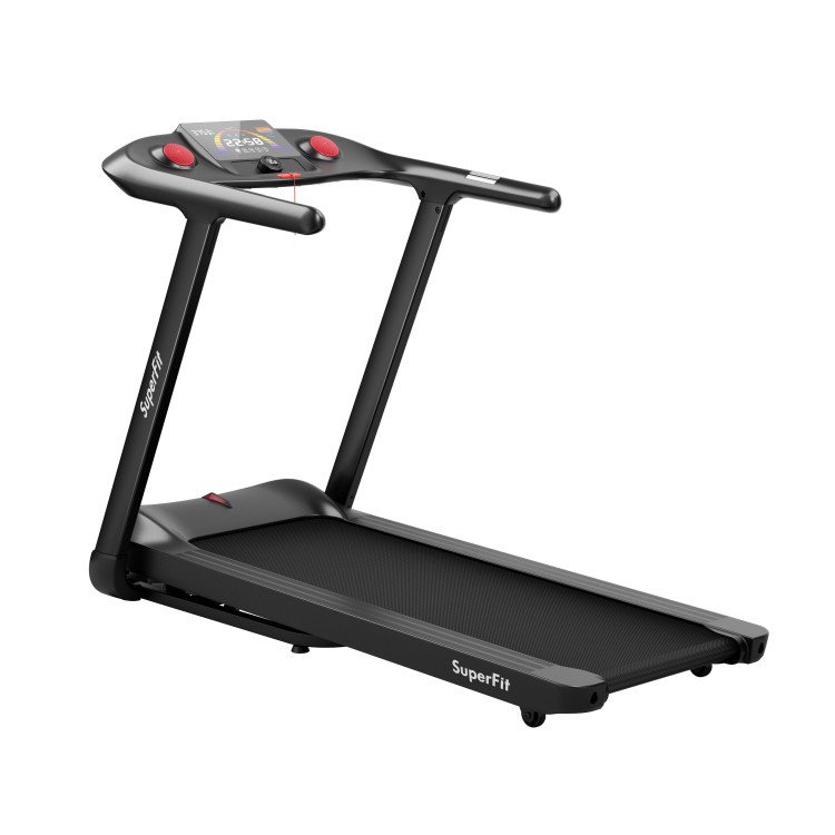 4.75HP Folding Treadmill with Preset Programs Touch Screen Control 4.75HP Folding Treadmill with Preset Programs Touch Screen Control